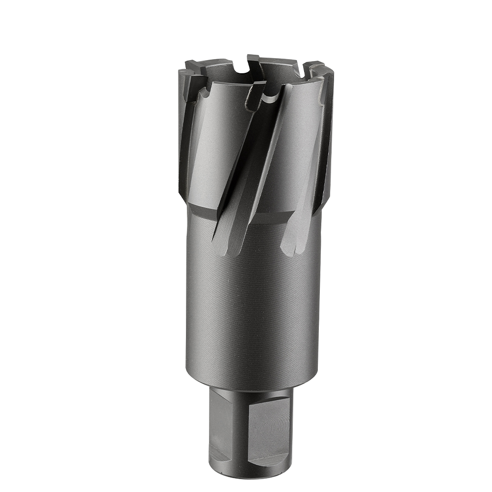Carbide Tipped Annular Cutter with Weldon Shank 13/16″, 1-3/8″ Depth