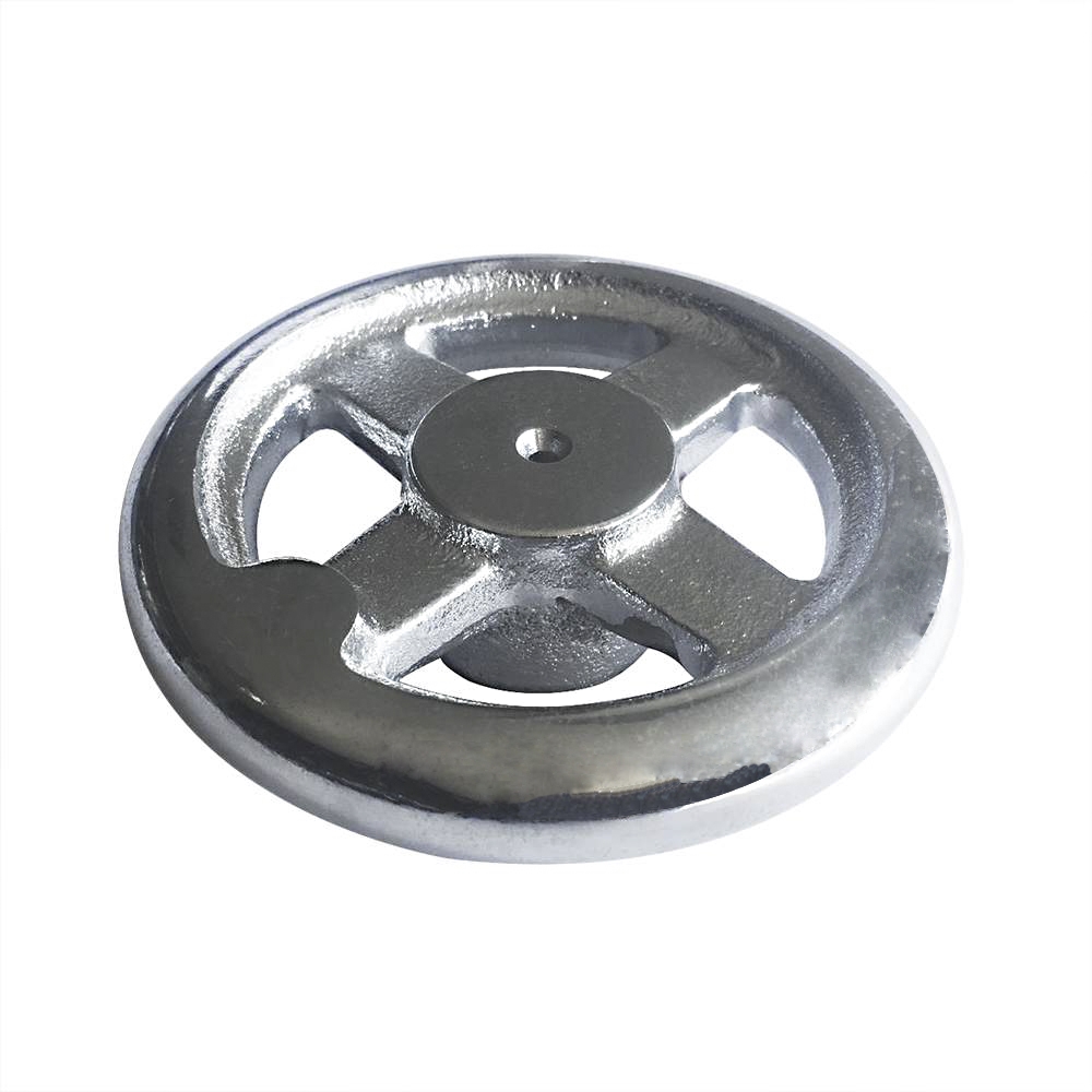 Four Spoked Econo Cast Iron Handwheel without Handle 4″ Diameter