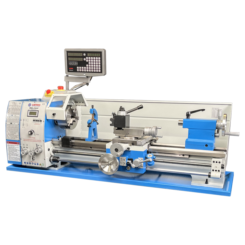 WEISS WBL290F-D Metal Lath 11-1/2″ x 29″  Benchtop Brushless Lathe Variable-Speed 50 - 1800 RPM 2HP (1500W)  with 6″ 3-jaw Chuck & 2-Axis DRO(Sino)
