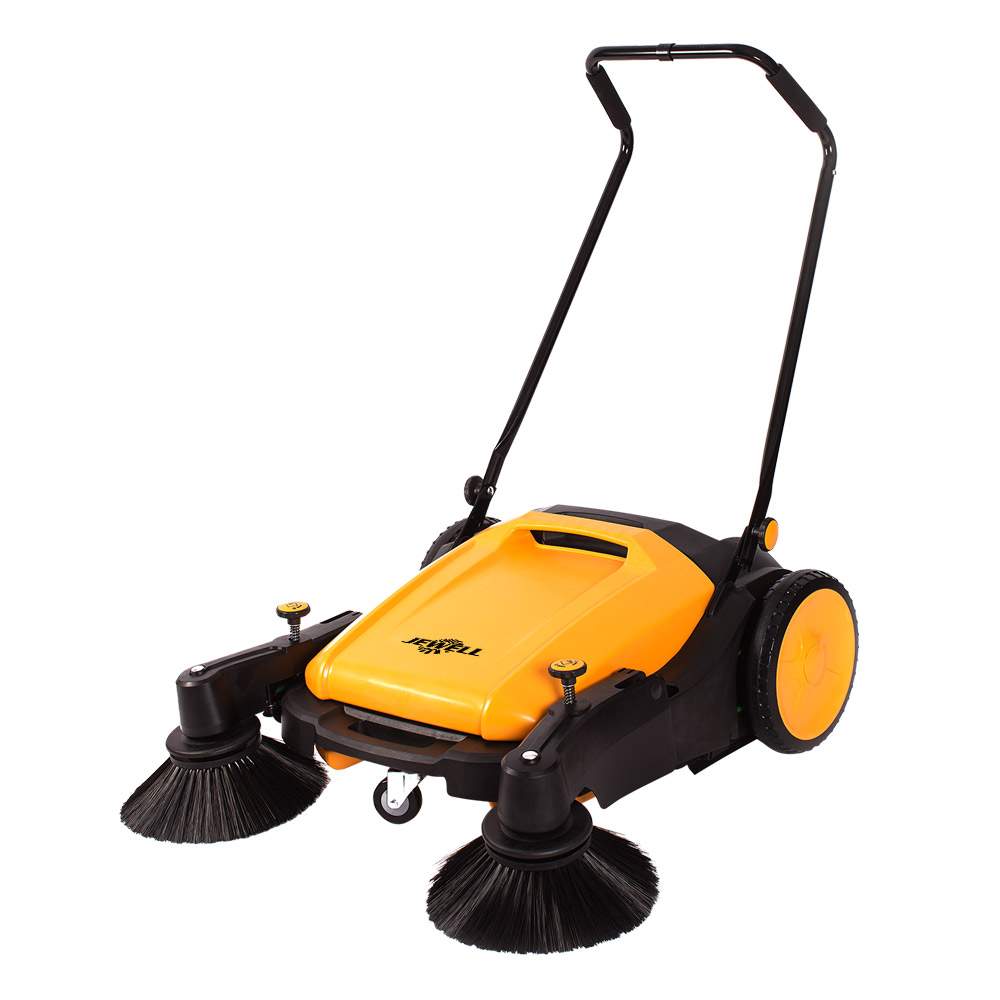 36″ Industrial manual push sweeper walk-behind floor sweeper