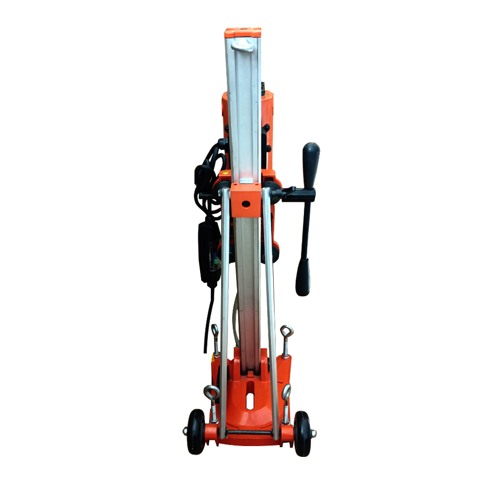 10″ Concrete Core Drill Concrete Drilling Motor with Stand 2800W Dual Speed Diamond Coring Rig