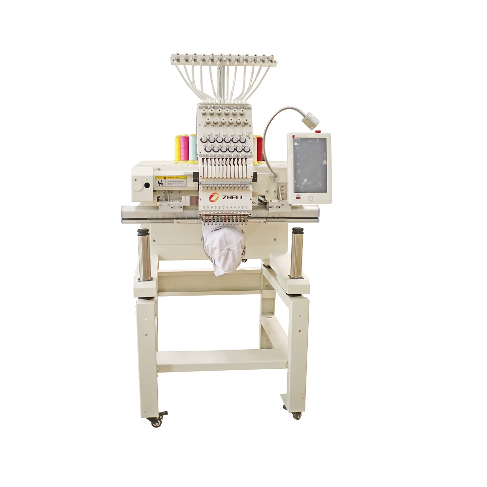 Computerized Embroidery Machine with Single Heads 12 Needles Embroidery Machine With Free Spare Parts
