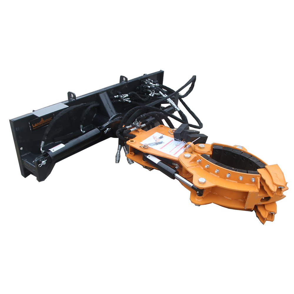 Skid Steer Rotating Grapple 3 Finger Rock and Tree Hand