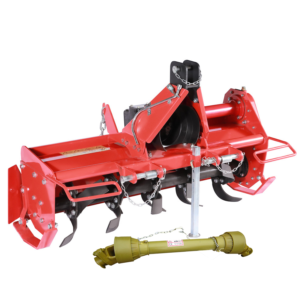 53'' Light Duty PTO Rotary Tiller Cultivator Rototiller Rotavator 3 Point Tractor Implements