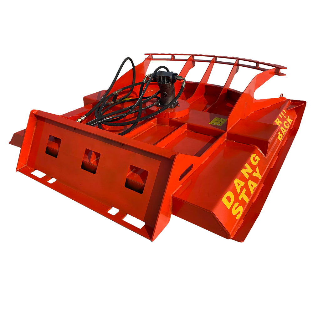 72″ Skid Steer Heavy Duty Rotary Brush Cutter Finishing Mower Farm Direct Drive Hydraulic Motor Hydraulic Mower Cutter