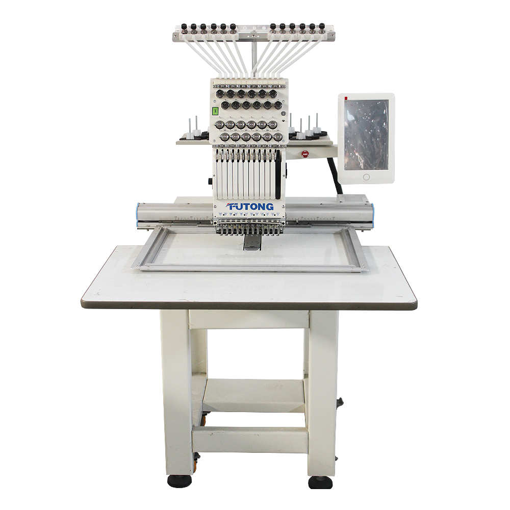 15 Needles Embroidery Machine Multifunctional Commercial Embroidery Machine With Single Head T-Shirt Cap