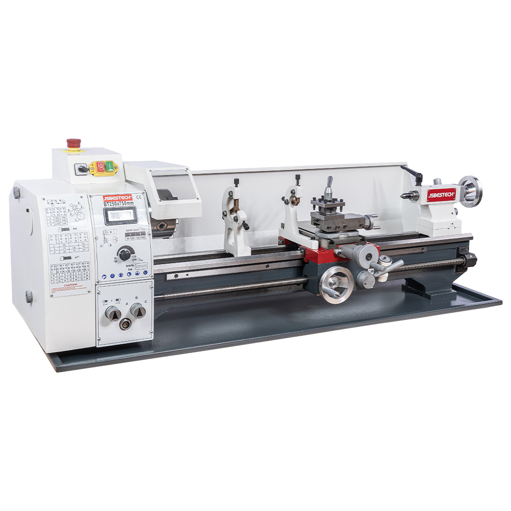 Variable Speed 10″ x 30″ Benchtop Mini Metal Lathe Spindle Bore 130/127 inch(26mm）