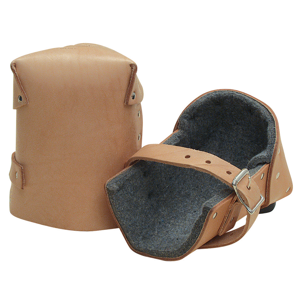 1″ Thick Felt Leather Knee Pads (Pair)