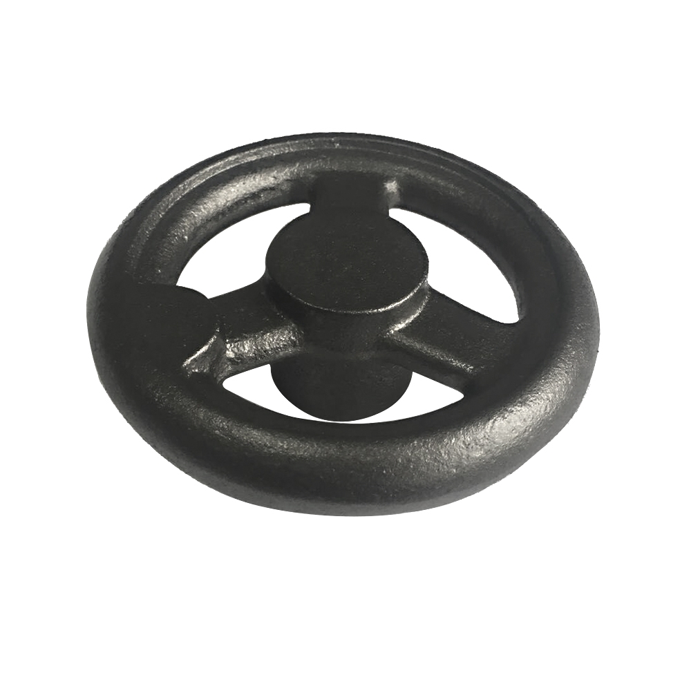 Three Spoked Cast Iron Handwheel without Handle 3″ Diameter