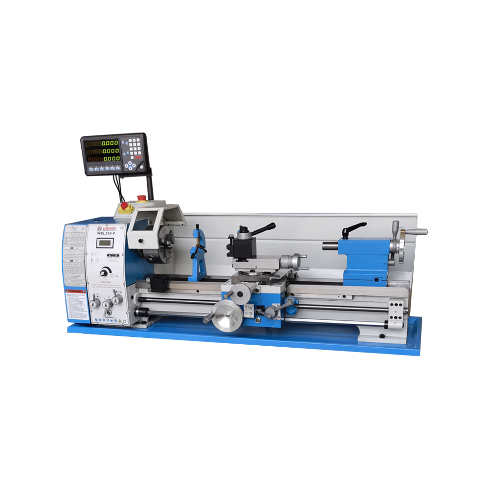WEISS WBL290F-D Metal Lath 11-1/2″ x 29″  Benchtop Brushless Lathe Variable-Speed 50 - 1800 RPM 2HP (1500W)  with 6″ 3-jaw Chuck & 2-Axis DRO(Big Scr