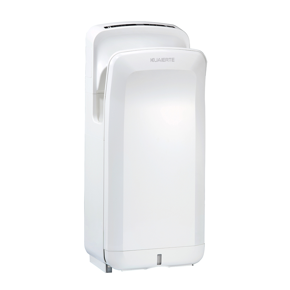 White High Impact ABS High-Speed Vertical Hand Dryer,110-130V, 1650W