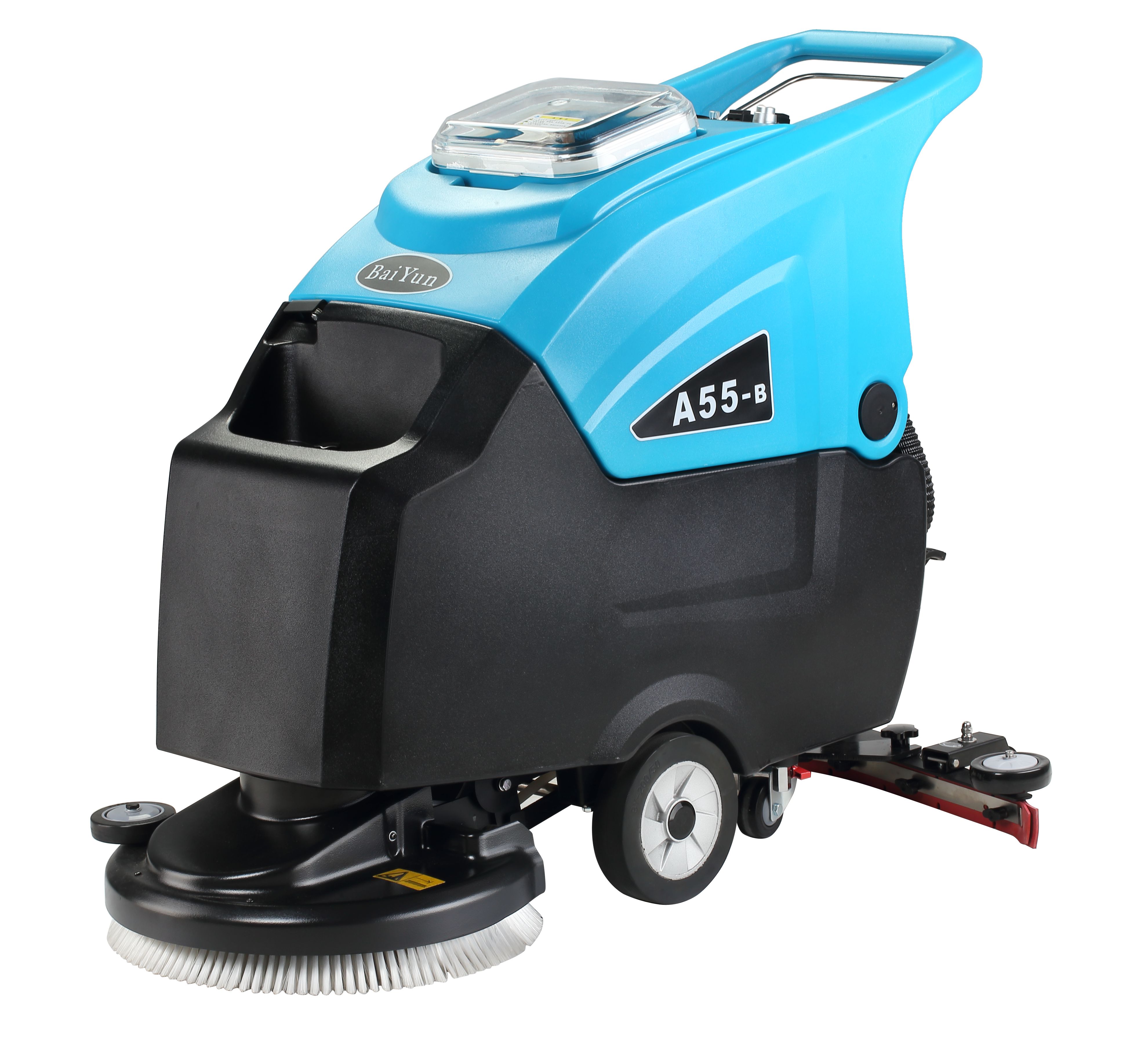 Electric Auto Floor Scrubber 18″ Cleaning Path 13 Gal Tank Cordless