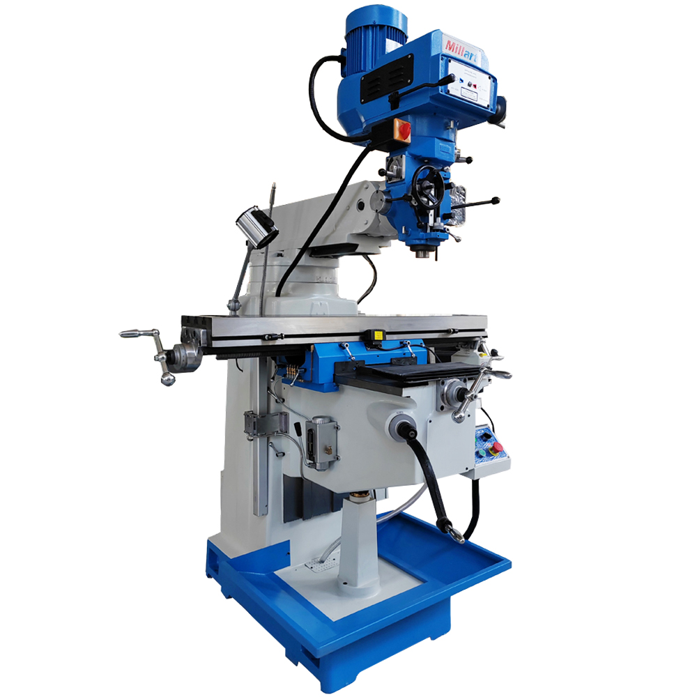 10″ x 50″ Vertical Mill Turret Milling Machine 3 HP Variable-Speed with Power Feed and DRO MX1050VS