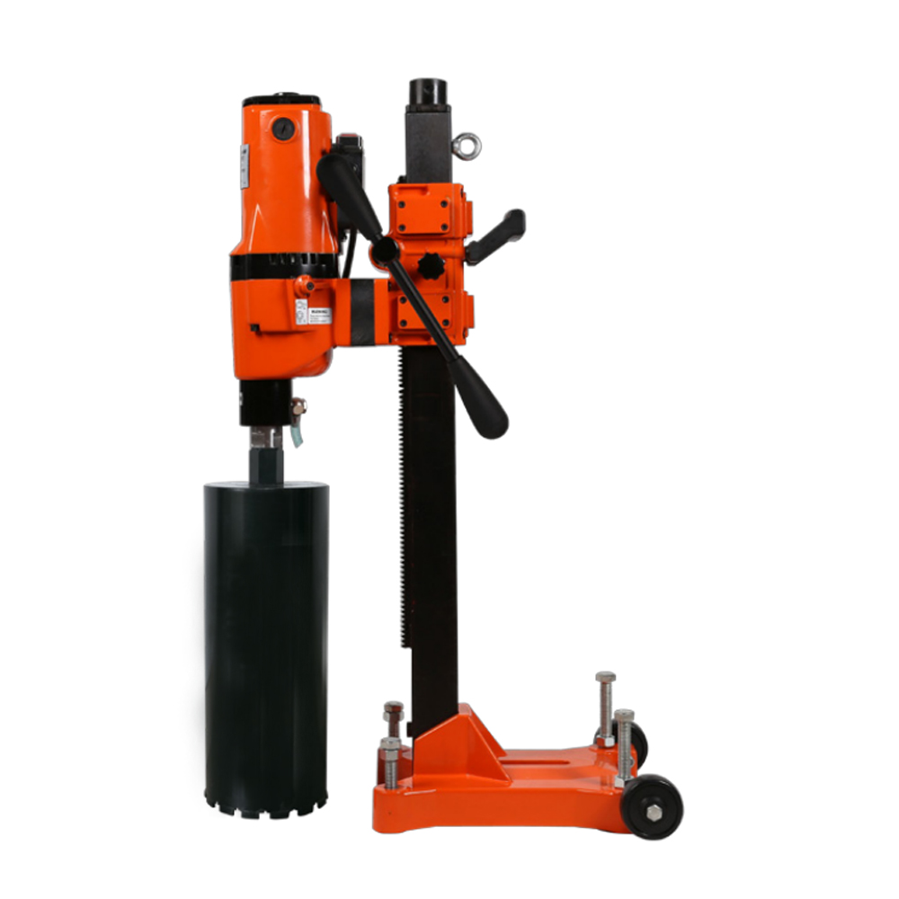 10″ Concrete Core Drill with Stand 2800W Dual-speed 500 / 592RPM Diamond Coring Rig