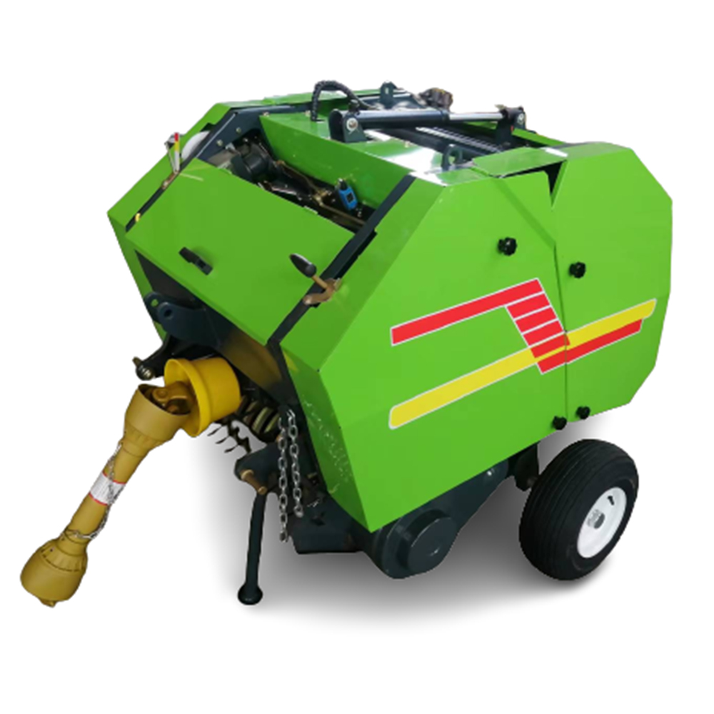Hay Baler Mini Round Baler Hay Binding Machine Straw Baler with Twine Wrap for 18-60 HP Tractor, Hay Equipment Agriculture Machinery