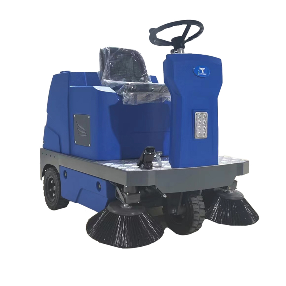 CLEANHORSE 51″ Ride-On Floor Sweeper Cleaning Path 48V Battery