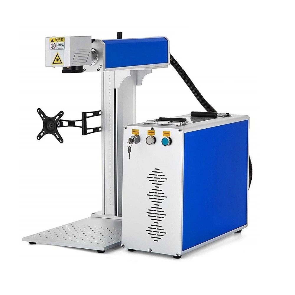 30W Raycus Divided Fiber Laser Marking Machine EZCad FDA For Metal