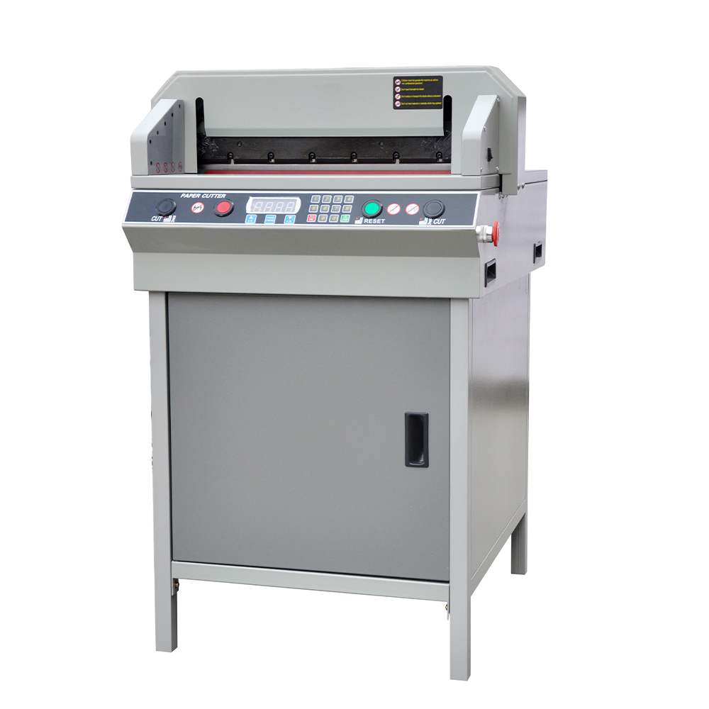 Automatic Commercial Paper Cutting Machine Paper Cutter Paper Trimmer Electric Numerical-control Digital Max. Cutting Width 17-3/4″  Paper Guilotine
