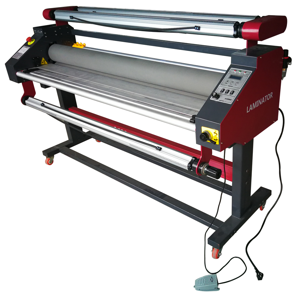 63″ Cold Roll Laminator Full-Auto Pneumatic Wide Format Heat Assisted