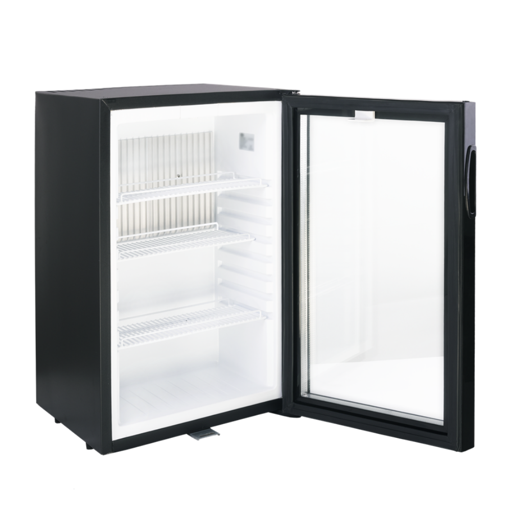 Silent Mini Commercial Refrigerator 1.6 Cu ft AC DC Truck and Restaurant