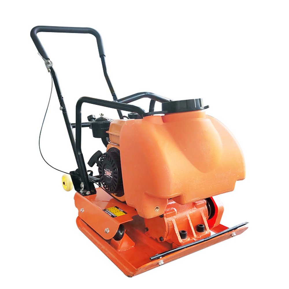 5.5HP Single Direction Vibratory Plate Compactor Tamper Gas Vibration for Ground Compaction,Walk Behind Plate Compactor