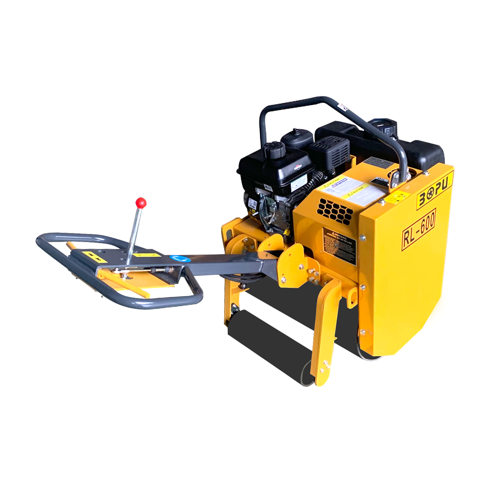 3,373lb Single Drum Vibratory Rollers 4200VPM 23.6″ Roller Width 5.5HP for Road and Asphalt Compactor