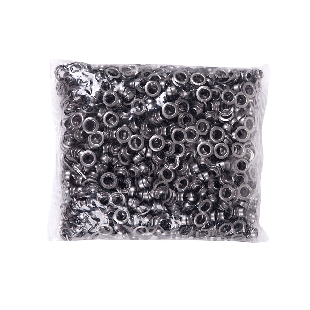 Grommet Machine Iron Flat Grommet 10mm(25/16″) 40000pcs Grommets Kit for Grommet Tool, Banner and Posters for Fabric Clothes Leather Belt Punching