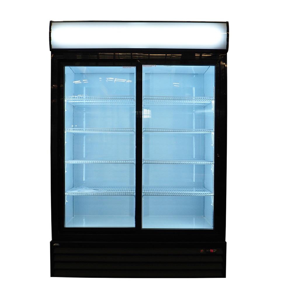 Bolton Tools 42 Cu.ft Double Sliding Door Merchandiser Refrigerator 52.4″ Commercial Cooler Restaurant Refrigerators 1189L ETL DOE