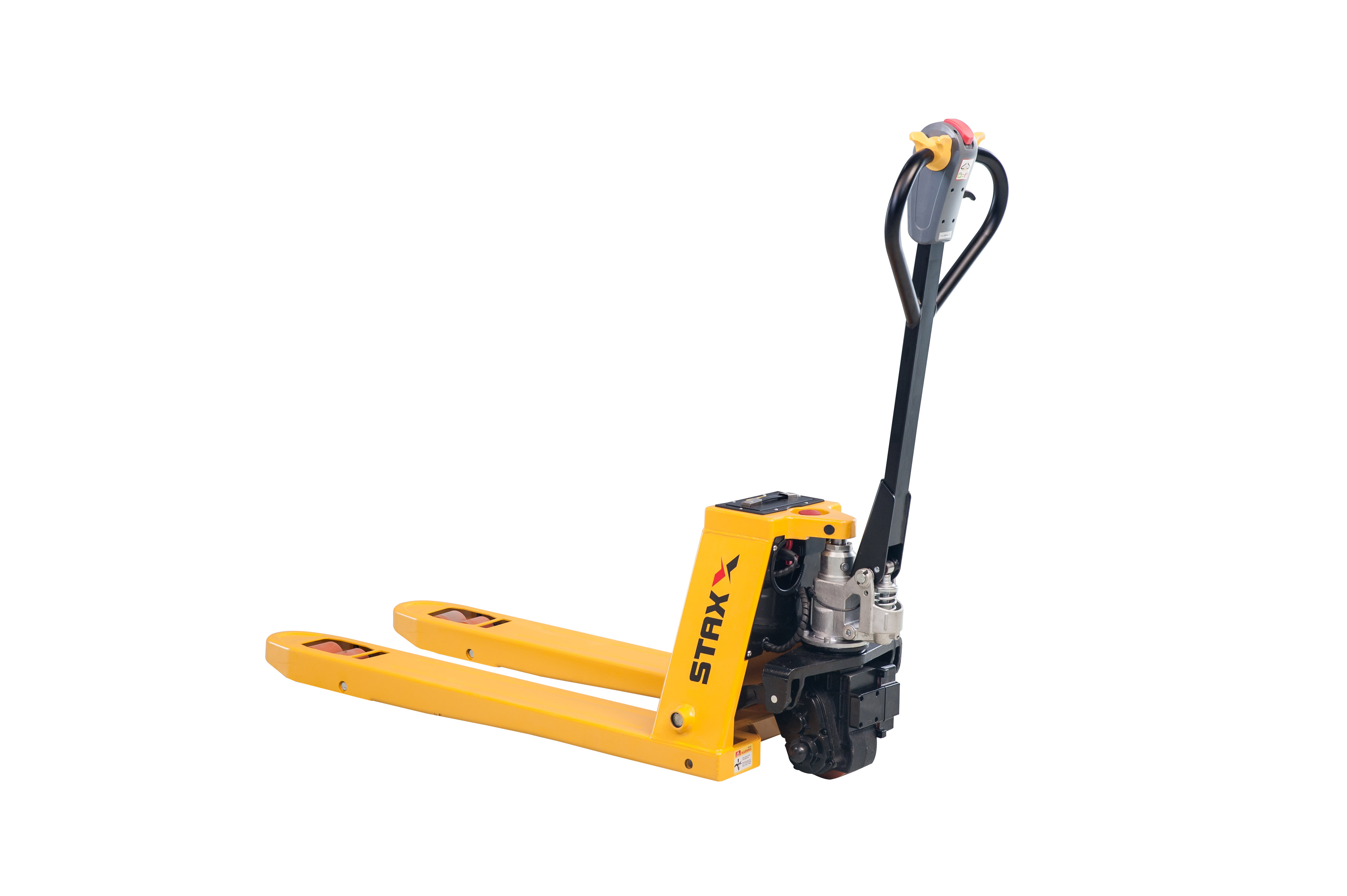 STAXX 4400 Lb Semi-Electric Pallet Jack - 48 Volt PPT44 - Brand New Industrial Lifter