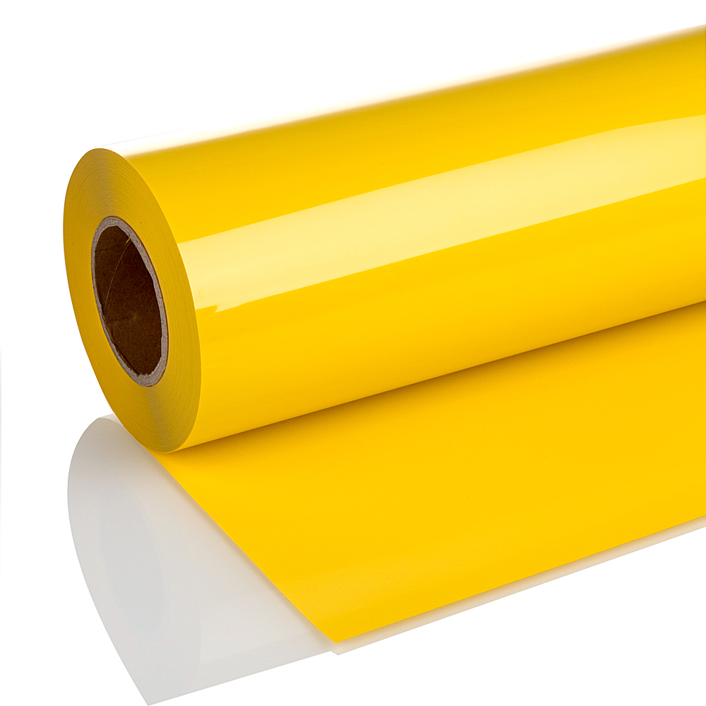 Yellow ThermoBANNER2 HTV Heat Transfer Vinyl - Polyester Backing