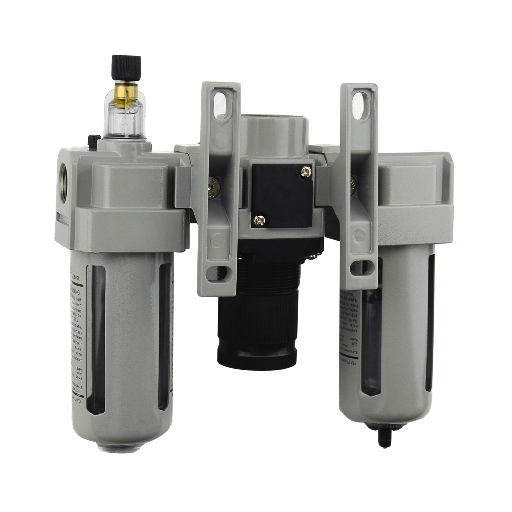 Pneumatic Filter Regulator Lubricator 3/8" NPT 40 Micron 22-123 psi 
