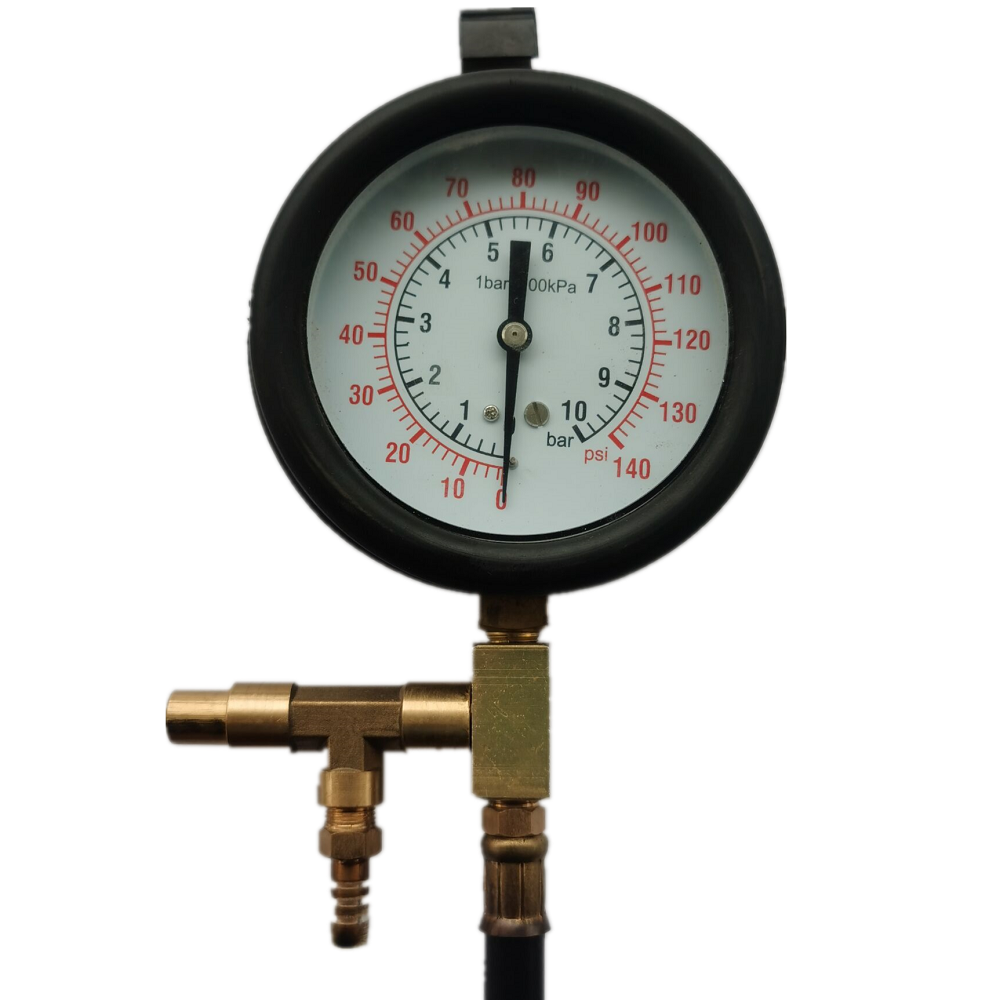 Oil Pressure Gauge 0-140 Psi Multifunction Oil Combustion Pressure