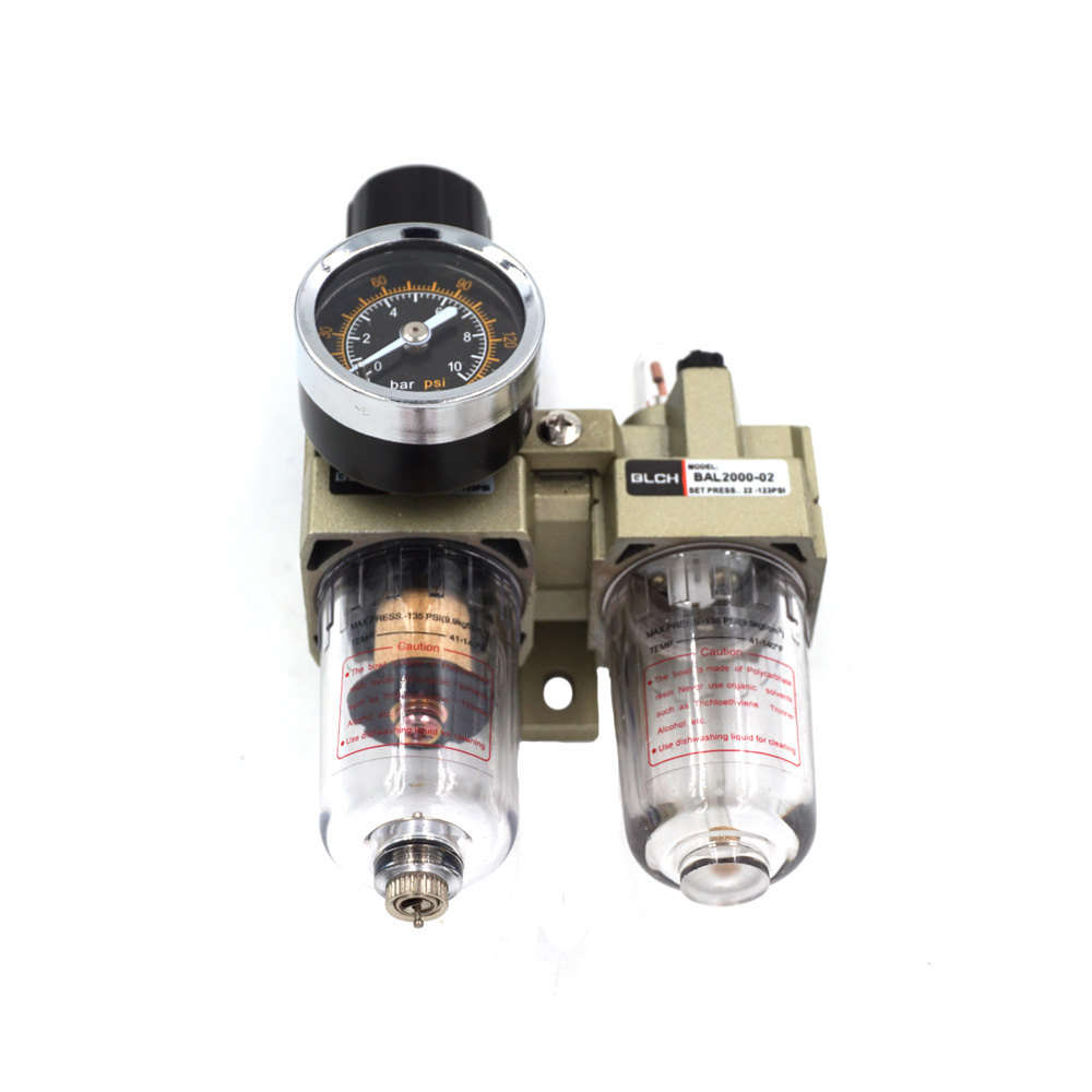 AB Tools Air Line Compressor Regulator With Lubricator, Water Trap & Filter, TE379, 1/4 BSP, 220 PSI