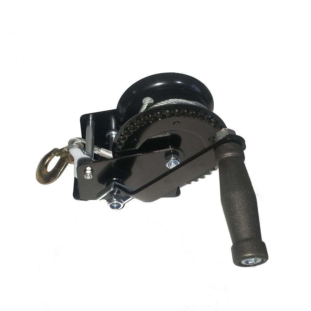 Hand Winch for Wire Rope 1200 lbs Capacity 