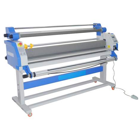 25 m/min High Speed 63" Wide Format Heat Assisted Cold Laminator P1