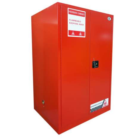 Flammable Cabinet Paint And Ink Safety Cabinet 90 Gallon 65" x 43" x 34" Manual Door