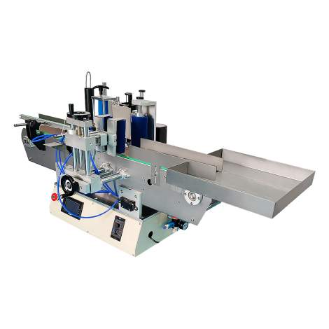 3 Roll Positioning Round Container Automatic Labeling Machine With Collecter 220V/60Hz 1Phase Bottle labeling machine
