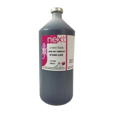 1 Liter Cyan J-Next SUBLY JXS-65 Dye Sublimation Ink for Epson DX5 DX6 DX7 Printhead Printing