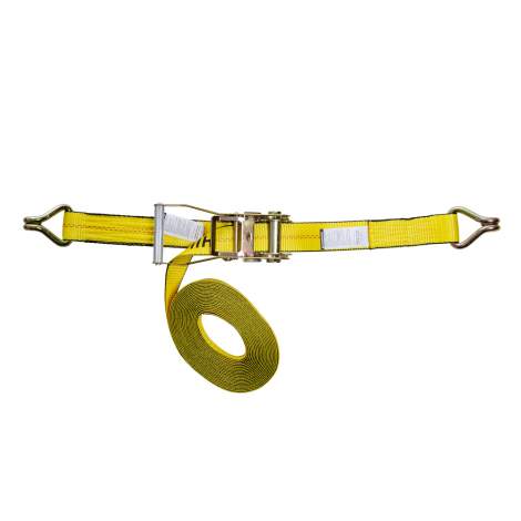 Ratchet Tie Down Strap With Wire Hook End 2" x 30' WLL 3333 lbs
