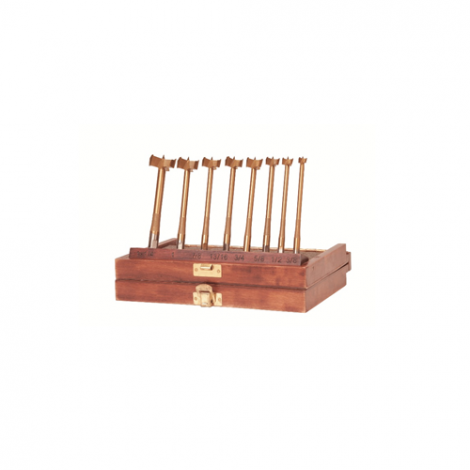 TG Tools 8 Pc KIK Forstner Wood Case Set | FMH40210801