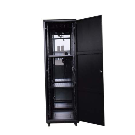 Meshed Door 42U 23.6"*31.5" Data Server Rack Cabinet 4fans 2shelves
