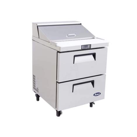 Atosa 27″ Two-Drawer Sandwich Prep Table MSF8309 