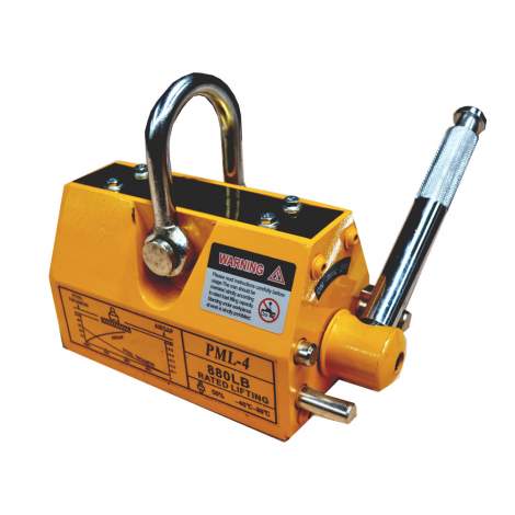 1-Permanent Magnet Lifter 880 LB 3 Times Safety Factor