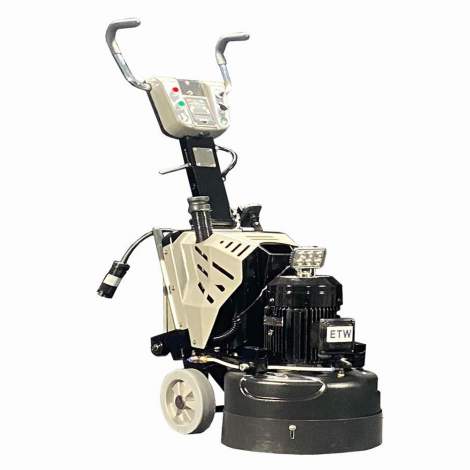 Manual Electric Concrete Floor Grinder and Polisher Three 18" Disc