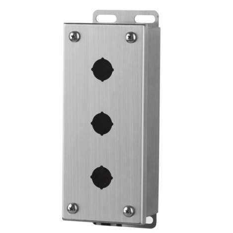 1-8 x 4 x 3 Inch 304 Stainless Steel Push Buttom Station Enclosure