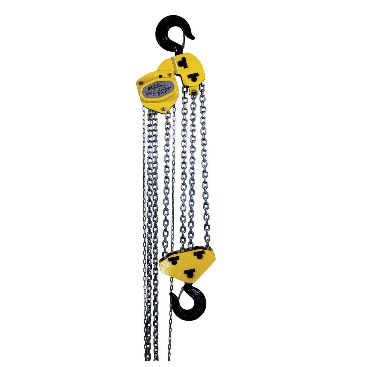 Chain Mode Manual Hand Lifting Chain Block Hoist 2 Pieces 1TON 2200LBS Capacity with 30ft