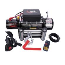 12000lb 12V Electric Winch Quiet Brake Steel Rope