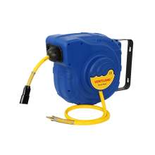 Air Hose Reel With Retractable 46.6 Feet Hose 3/8 Inch Mountable  Swivel Bracket 174 PSI