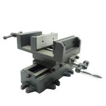 5" Cross Slide Drill Press Vise 2 Way Heavy Duty Clamp Machine