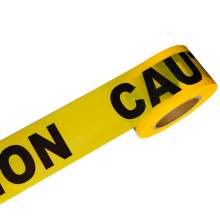 Caution Barricade Tape 3" x 328 ft Yellow and Black